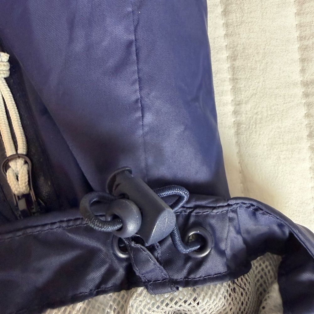 Men's Blue and White Windbreaker Jacket size M - Picture 5 of 9